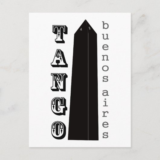 Carte Postale Tango Buenos Aires ! (Devant)