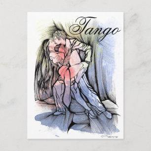 Carte Postale Tango Romance