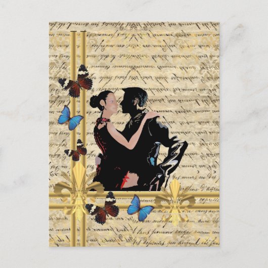 Carte Postale tango vintage (Devant)
