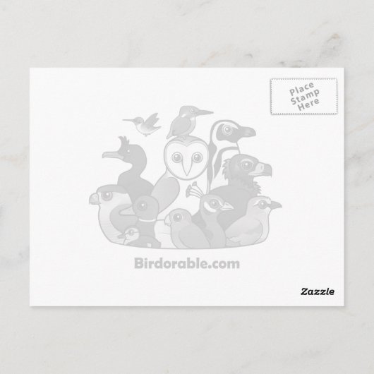 Carte Postale Tanimbar Corella (Dos)