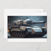 Carte Postale Tank d'une réalité alternative (Devant / Derrière)
