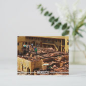 Carte Postale Tannerie en cuir de Fez - Chouara Maroc (Debout devant)