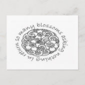 Carte Postale Tant de fleurs Haiku Postcard (Devant)