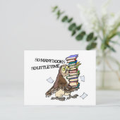 Carte Postale Tant de livres (Debout devant)