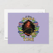 Carte Postale Tant De Livres, Si Peu De Temps (Devant / Derrière)