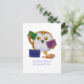 Carte Postale Tant De Livres Si Peu De Temps (Debout devant)