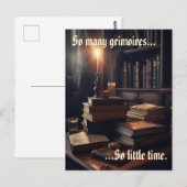 Carte Postale Tant de sorciers Grimoires (Devant / Derrière)