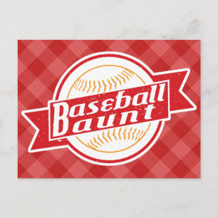 Carte Postale Tante de baseball