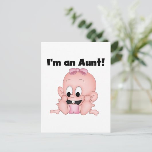 Carte Postale Tante de New Niece Tshirts et cadeaux (Debout devant)