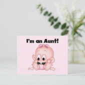 Carte Postale Tante de nouvelle nièce Tshirts et Cadeaux (Debout devant)