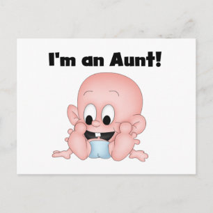 Carte Postale Tante des nouveaux t-shirts et cadeaux Nephew