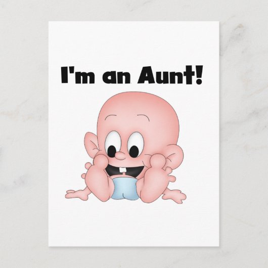 Carte Postale Tante des nouveaux t-shirts et cadeaux Nephew (Devant)