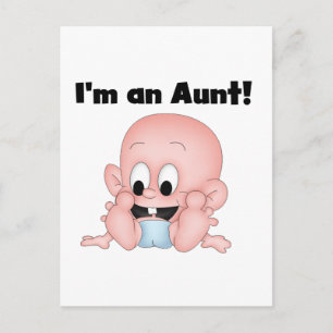 Carte Postale Tante des nouveaux t-shirts et cadeaux Nephew