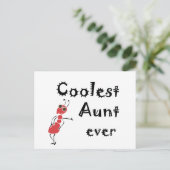 Carte Postale Tante la plus froide jamais Art (Debout devant)