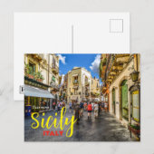 Carte postale Taormina Sicily Italie (Devant / Derrière)