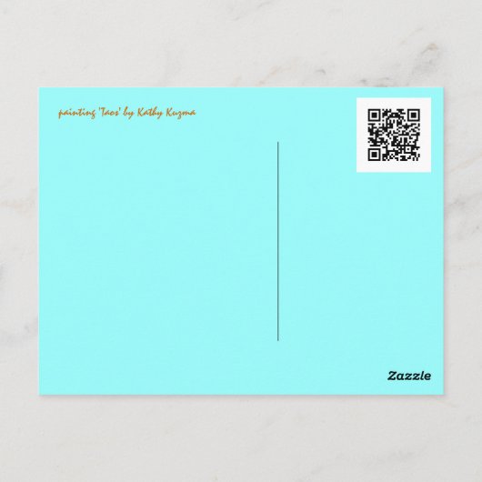 Carte Postale Taos (Dos)