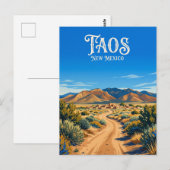 Carte Postale Taos États-Unis (Devant / Derrière)