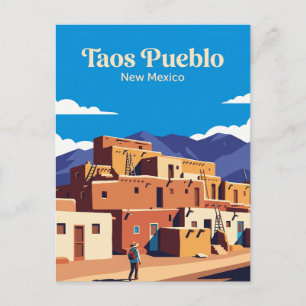 Carte Postale Taos Pueblo États-Unis