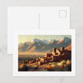 Carte Postale Taos Pueblo Nouveau-Mexique (Devant / Derrière)