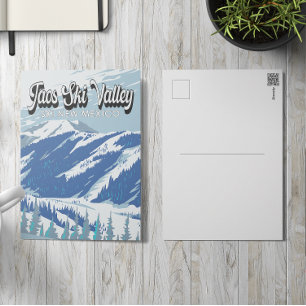 Carte Postale Taos Ski Valley Ski Area Winter Nouveau-Mexique Vi