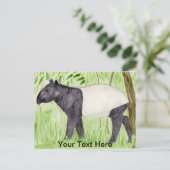 Carte Postale Tapir (Debout devant)