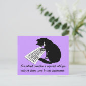 Carte Postale Tapis (Debout devant)