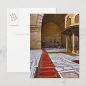 Carte Postale Tapis de prières menant à la mosquée islamique, Le (Devant / Derrière)