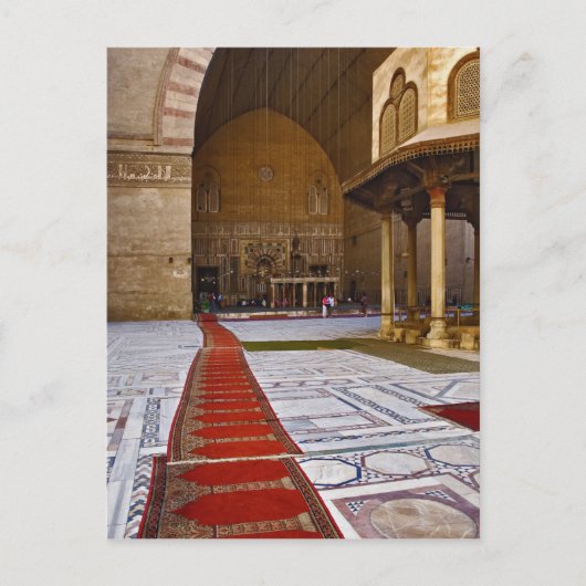 Carte Postale Tapis de prières menant à la mosquée islamique, Le (Devant)