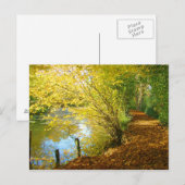 Carte Postale Tapis Feuille (Devant / Derrière)