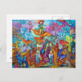 Carte Postale Tapis magique (Devant / Derrière)