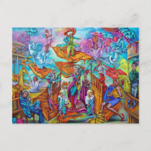 Carte Postale Tapis magique