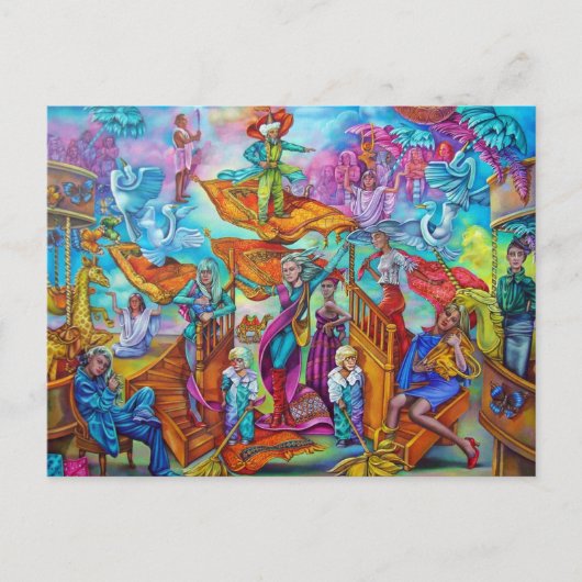 Carte Postale Tapis magique (Devant)