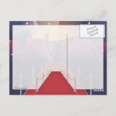 Carte Postale Tapis Rouge de Célébrité (Dos)