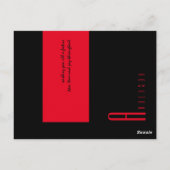 Carte Postale Tapis rouge par LeahG - Salutations saisonnières C (Dos)