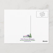 Carte Postale Tapisserie arc-en-ciel (Dos)