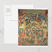 Carte Postale tapisserie astrologique (Devant / Derrière)
