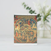 Carte Postale tapisserie astrologique (Debout devant)