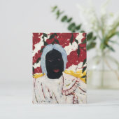 Carte Postale Tapisserie d'art africain (Debout devant)