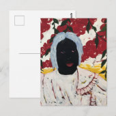 Carte Postale Tapisserie d'art africain (Devant / Derrière)