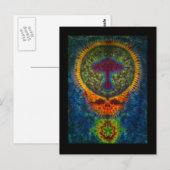 Carte Postale Tapisserie de teinture Cravate SYF (Devant / Derrière)