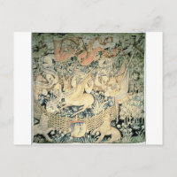 Tapisserie des cerfs ailés par Jean Fouquet