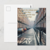 Carte Postale Tapisserie d'une voie (Devant / Derrière)