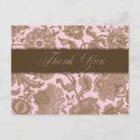 Tapisserie rose - Merci