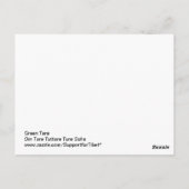 Carte Postale Tara verte déesse tibétaine de la compassion (Dos)