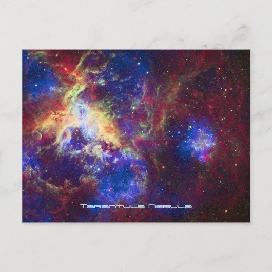 Carte Postale Tarantula Nebula Star Formant Gaz Cloud Sculpture (Devant)