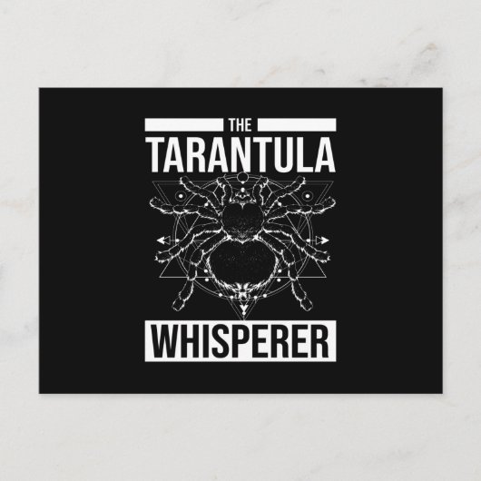 Carte Postale Tarantula Whisperer Spider Tarantula (Devant)