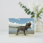 Carte Postale Tarbosaurus (Debout devant)