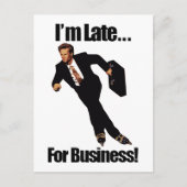 Carte Postale Tard Pour Business Rollerblade Skater Meme (Devant)