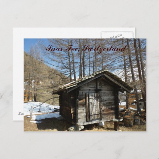 Carte Postale Tarif Saas (Devant / Derrière)