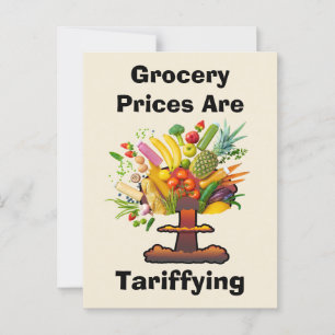Carte Postale Tarifs de l'alimentation